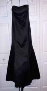 Black Mermaid Style Gown size 8